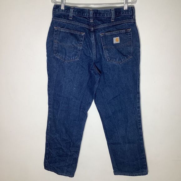Carhartt Mens Relaxed Fit Jeans Size 32 x 34 (Actual 32 x 29) - Picture 3 of 8